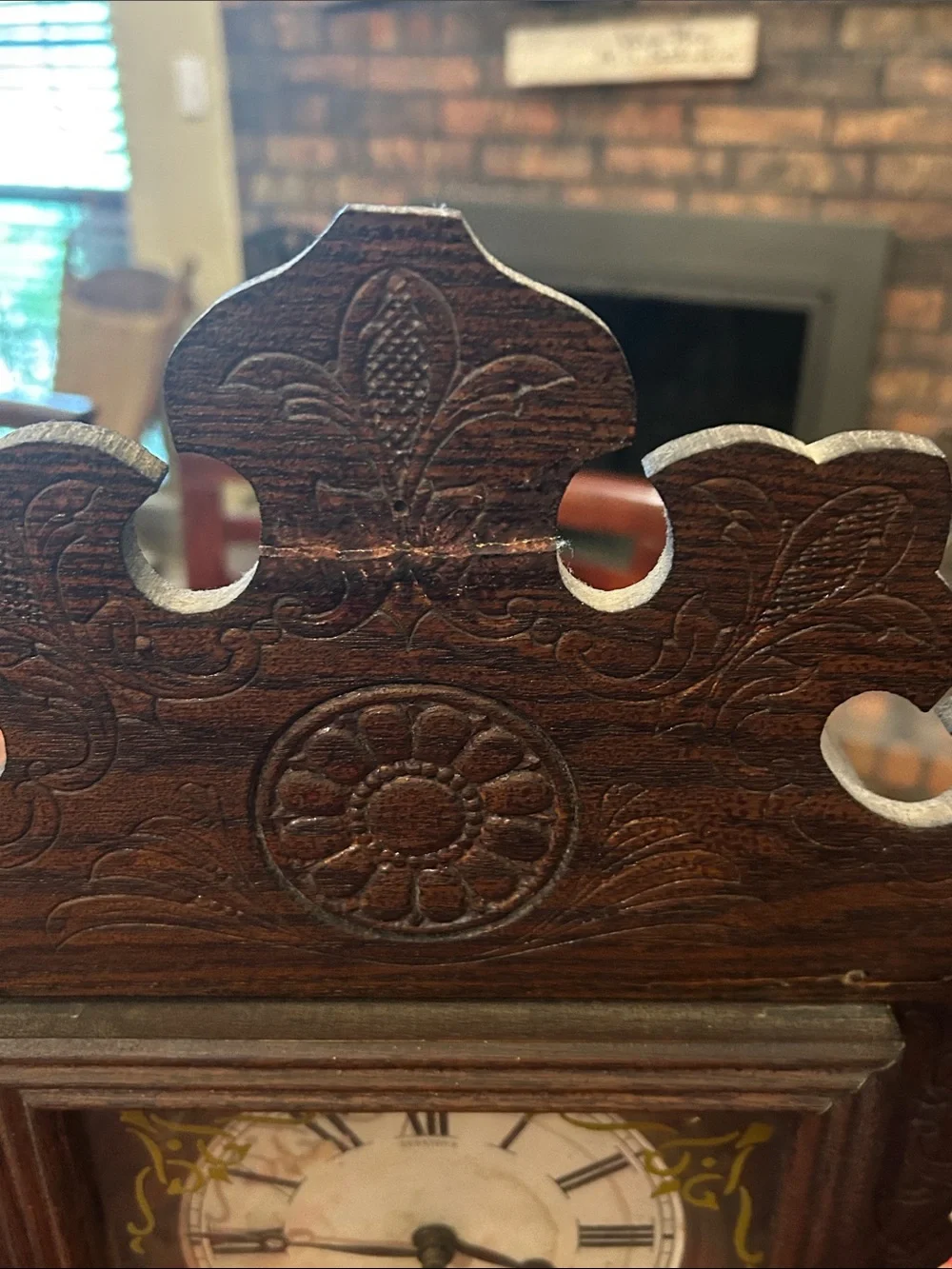 Antique 19th Century Gingerbread Mantel Clock-William L. Gilbert Clock Company
